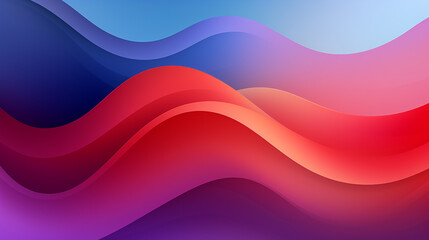 Wall Mural - Colorful 2D Graphic Wallpaper with Gradients