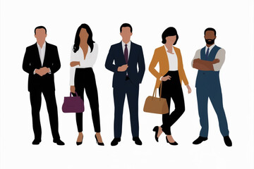 Wall Mural - business people team