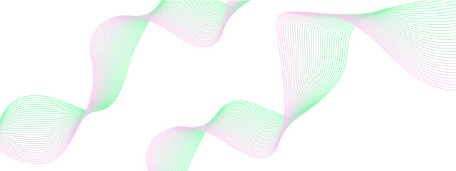 Fototapete - abstract wave lines dynamic flowing colorful light isolated background. illustration design element 