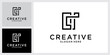 © Kurniawan - LT or TL initial letter logo design vector.