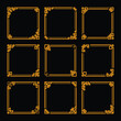 © fitradp - Set of square frame vector