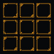 © fitradp - Set of square frame vector