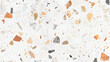 © Towhidul - Seamless colorful gray granite terrazzo flooring texture. marble texture and background. luxurious background, terrazzo floor tile on cement surface. distressed old textured stained paper design