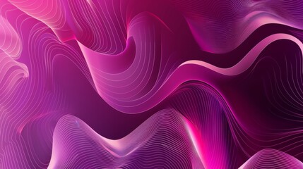 Aufkleber - A modern, abstract background with flowing lines and gradients in shades of pink and purple, offering a stylish and artistic look.