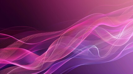 Aufkleber - A modern, abstract background with flowing lines and gradients in shades of pink and purple, offering a stylish and artistic look.