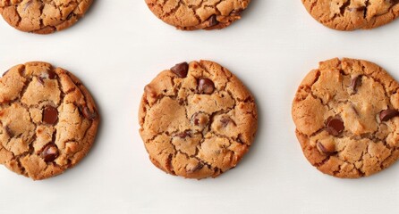 Poster - Freshly baked chocolate chip cookies