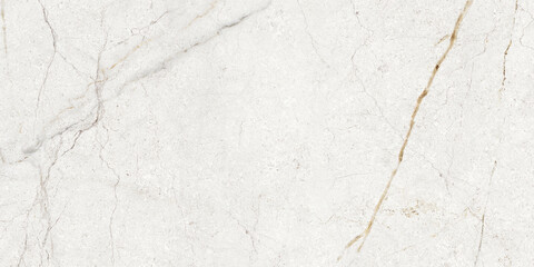 Wall Mural - High Resolution Scanned Texture. White marble with cracks and beige veins. Texture for floor and walls. Art rough stylized texture banner with space for text.	