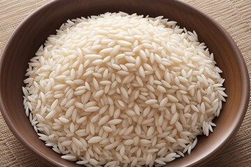 Wall Mural - Uncooked Rice Grains