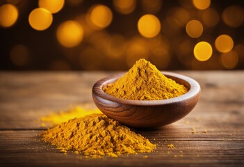 Wall Mural - Yellow Turmeric Powder