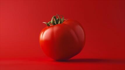 red tomato, close up of vegetable, ingredients