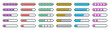 © Arina - Loading progress bar in 90s style. 8 bit loader process status. Pixel art style vector illustration.