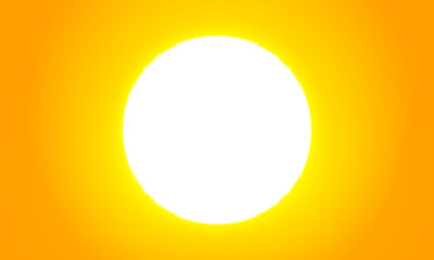Wall Mural - golden sunlight abstract sun burst with background vector design