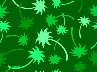 Wall Mural - seamless pattern with palm trees. summer time, wallpaper with tropical palm trees pattern. design fo