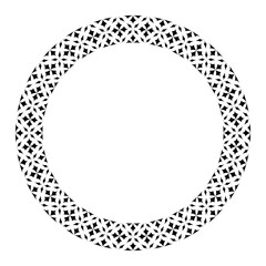 Wall Mural - Abstract Radial Circular Pattern for Decorative Circle Frame.