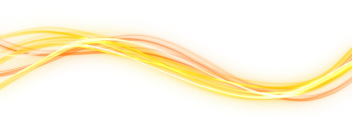 Wall Mural - luxury neon lines with yellow light