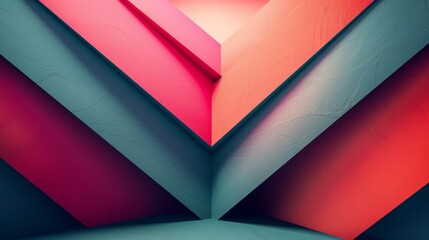 Poster - Colorful abstract geometric background. Colorful gradient.