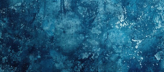Aufkleber - Grunge blue background with copy space image for design and text