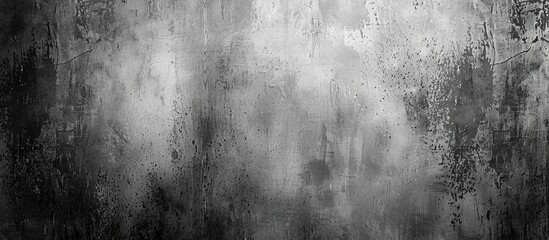 Poster - Abstract monochrome background with a grungy twist featuring varying shades of gray in a textured design ideal for use as a copy space image