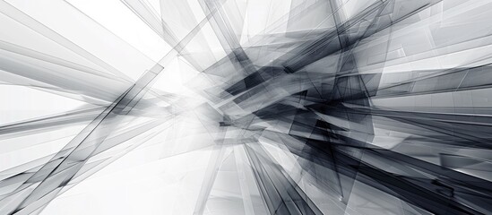 Poster - An abstract backdrop created by intersecting lines in a blank space image. Creative banner. Copyspace image