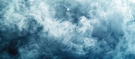 Sticker - Sparse smoke wisps on a copy space image