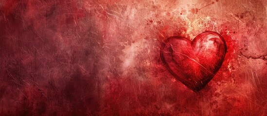 Poster - Background with a heart themed texture ideal for adding text or graphics with copy space image