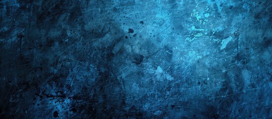 Aufkleber - Grunge style blue backdrop with a vintage worn texture ideal for use as a copy space image
