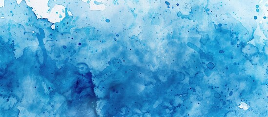 Aufkleber - Square background with blue ink texture perfect as a stamp or frame with available copy space image