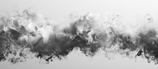 Poster - Sparse smoke wisps on a copy space image