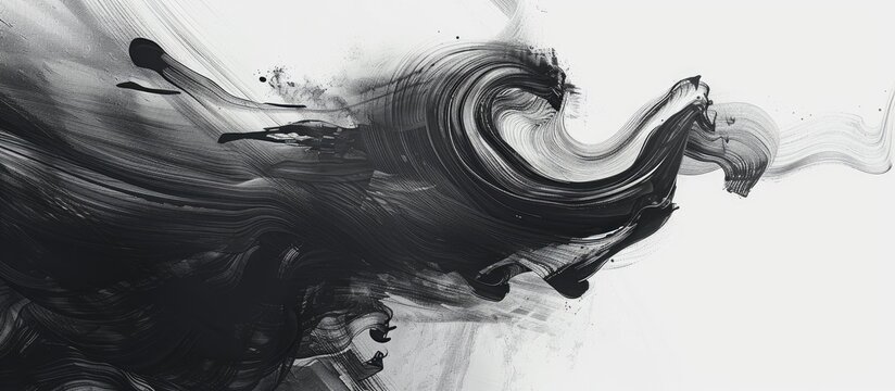 Artistic strokes and movements featured in the copy space image