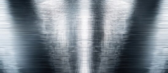 Poster - Reflective stainless steel texture with copy space image