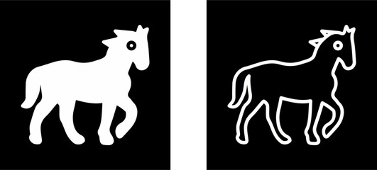 Wall Mural - Horse Vector Icon