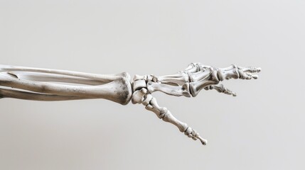 Poster - A skeleton arm is shown with its hand extended