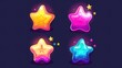 © Li - Star Icon for Casual Game UI Art, Featuring a Playful and Engaging Design Element