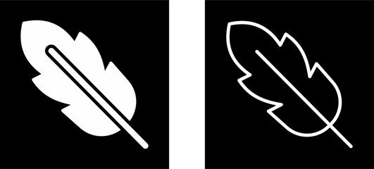 Wall Mural - Feather Vector Icon