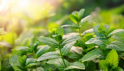 fresh green mint, spring, foliage, food, growth, fresh, peppermint, green, 