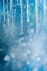 Wall Mural - icicle background