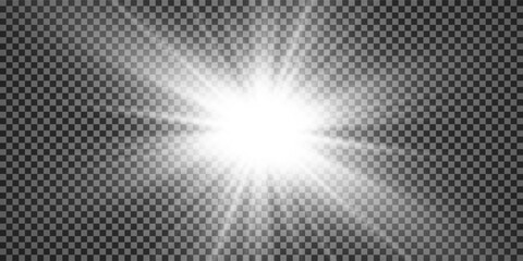 Wall Mural - vector illustration of abstract flare light rays