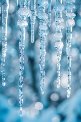 Wall Mural - icicle background