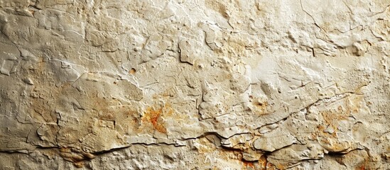 Poster - Textured limestone surface with a warm hue ideal for a variety of design projects with copy space image available