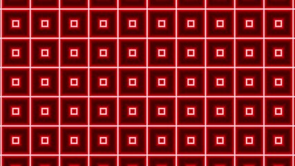 Wall Mural - Abstract geometric square pattern and seamless looping motion background.