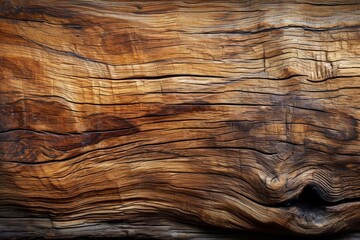 Wall Mural - Close-up image showcasing the organic patterns and textures of a wooden surface