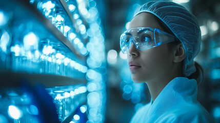 Poster - The intersection of biotechnology and information technology, driving innovations in healthcare and personalized medicine through advanced data integration and analysis.