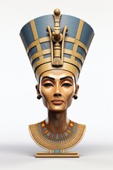 Canvas Print - Nefertiti egypt sculpture art.