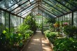 © Anna - Greenhouse with green plants, gardening