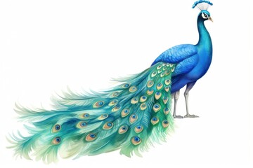 Sticker - Peacock animal bird creativity.