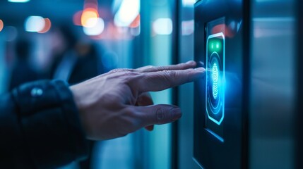 Poster - Write about the integration of biometric authentication systems for laptop security in office environments