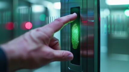 Poster - Write about the integration of biometric authentication systems for laptop security in office environments