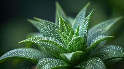 Sticker - Succulent plant close-up