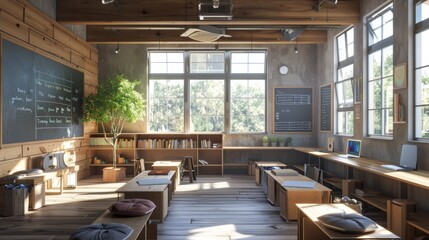 Wall Mural - Modern Classroom Interior