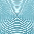© Антон Сальников - Wavering ripples. Transparent water drop rings. Circle sound wave isolated on blue background.